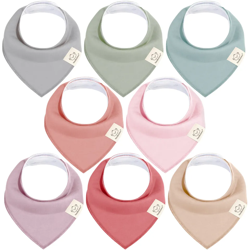 keababies-bandana-l-tzchen-8er-pack-m-dchen-bio-baumwolle-sabber-t-cher image 1