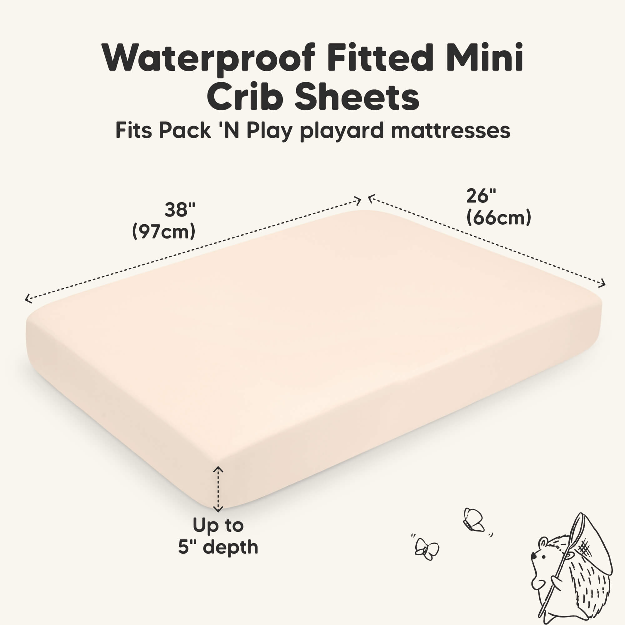 keababies-isla-protect-mini-spannbetttuch-2er-wasserdicht-97x66-cm image 3