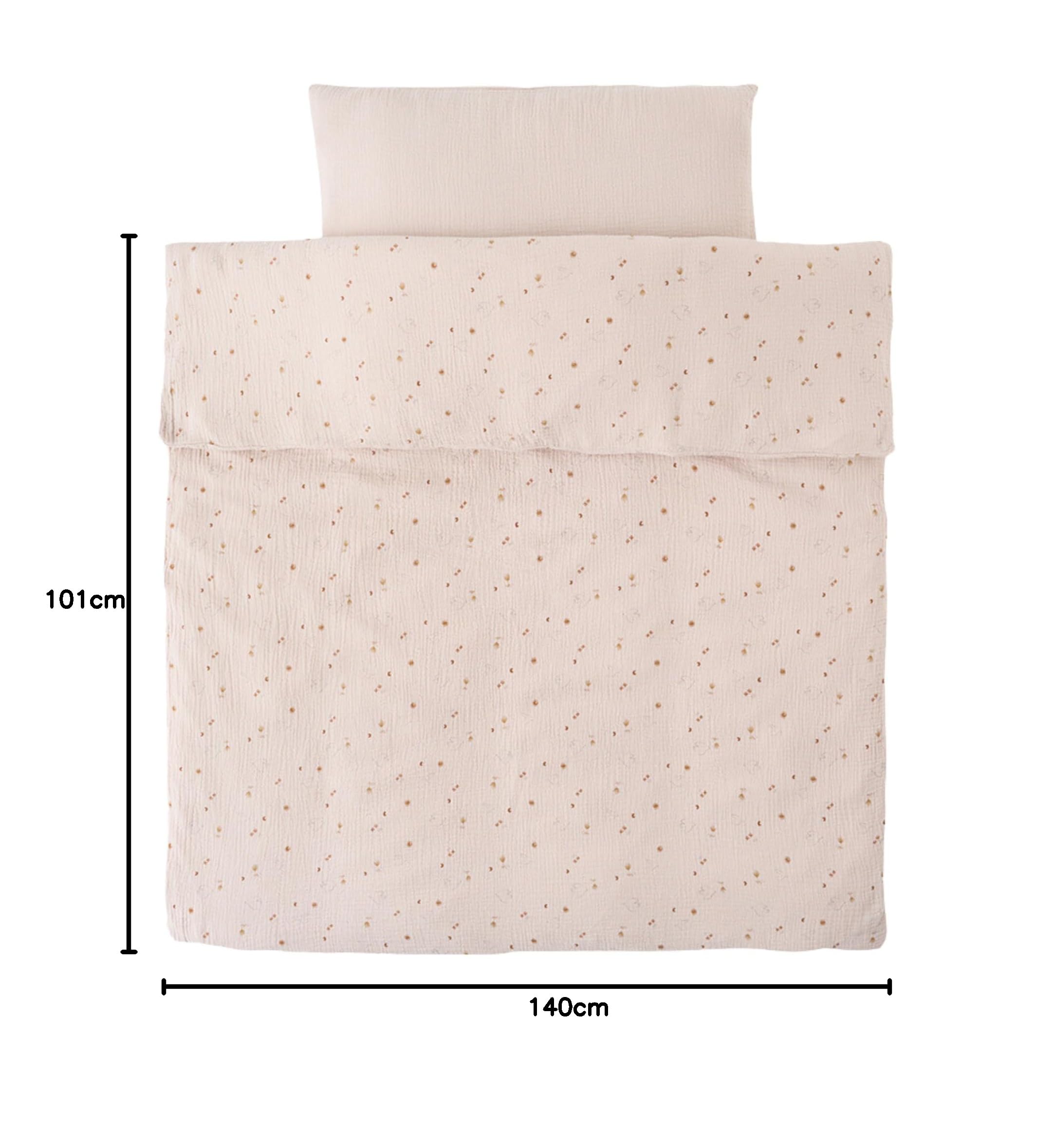 noukies-bali-bettbezug-set-mokka-snow-taupe-100-x-140-cm image 6