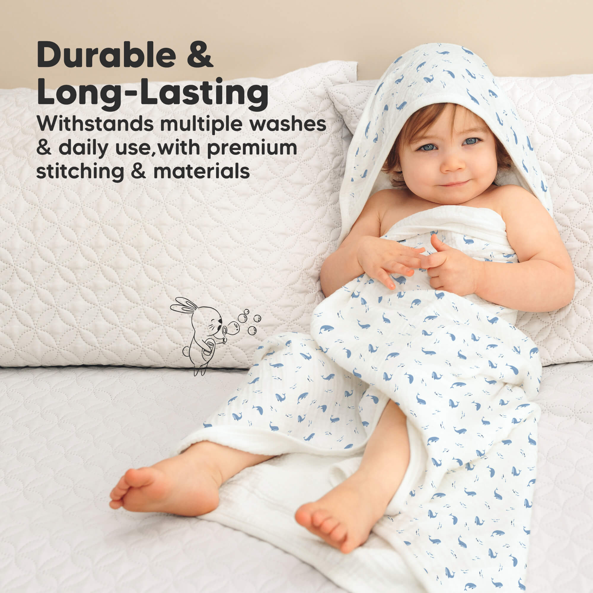 keababies-lyra-musselin-kapuzenhandtuch-baby-bio-baumwolle image 7
