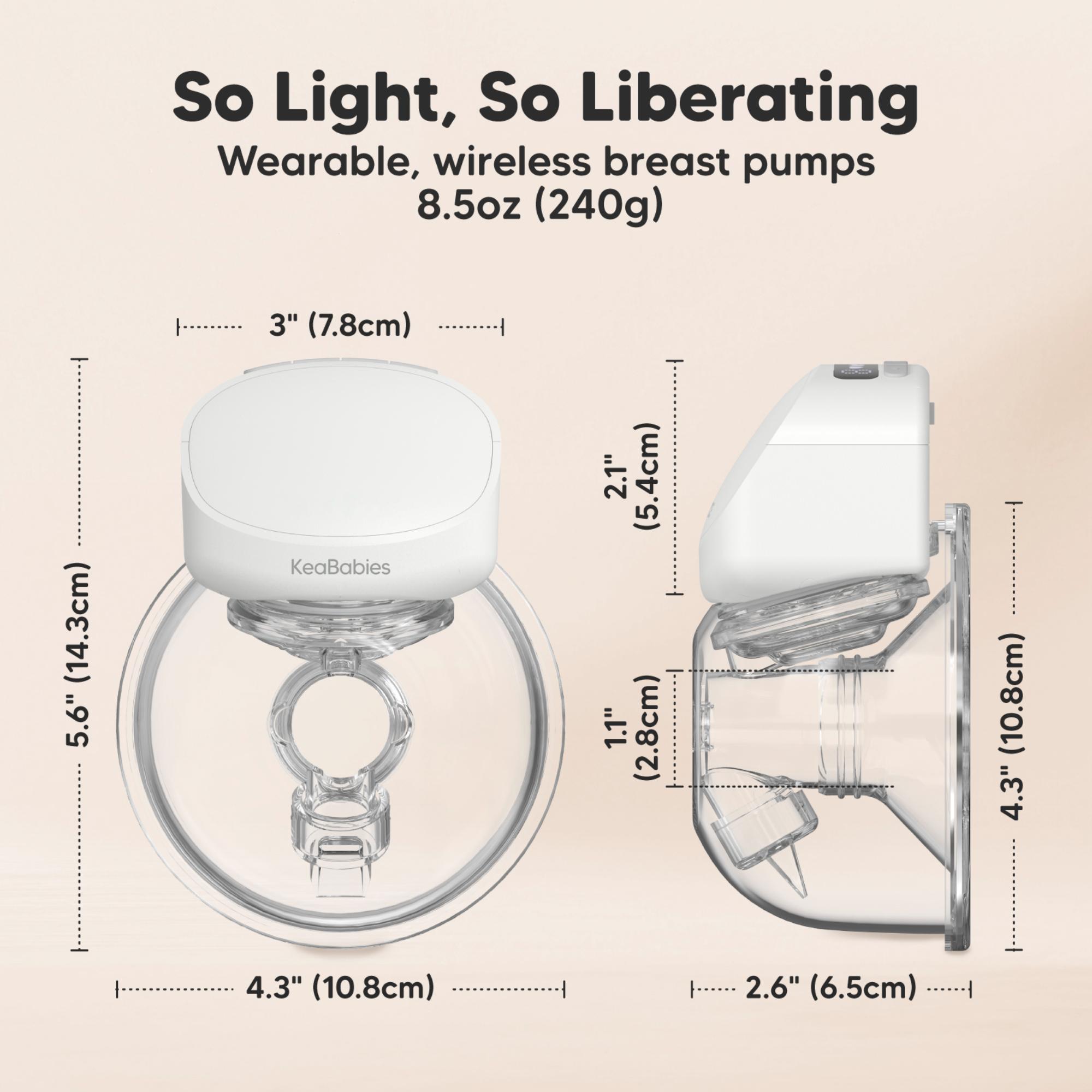 keababies-pulse-s10-pro-wearable-milchpumpe-6oz-lcd image 3