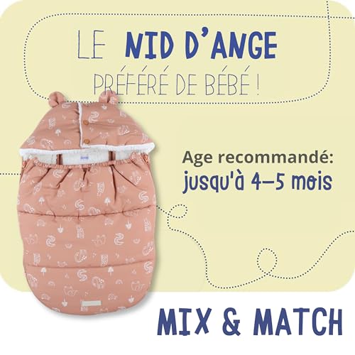 noukies-babynest-wasserabweisend-karamell-tiermotiv-bis-4-5-monate image 7
