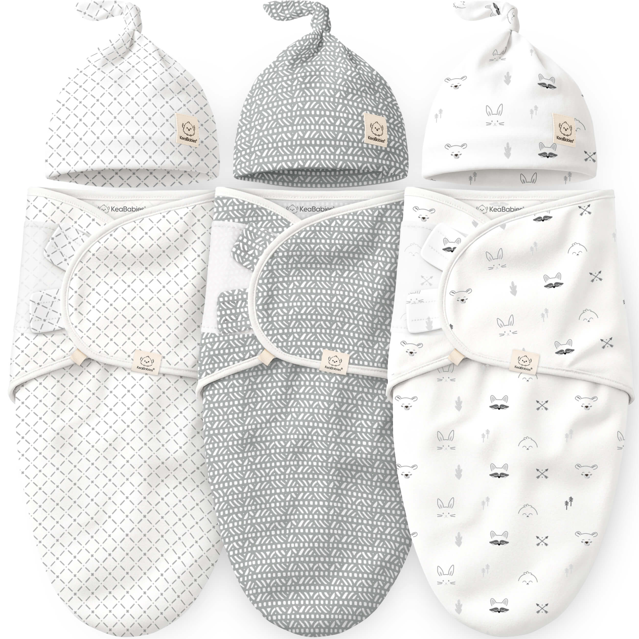 keababies-soothe-puckt-cher-mit-knotenm-tze-3er-pack image 1