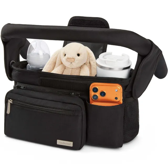 keababies-stash-kinderwagen-organizer-mini-wickeltasche-schwarz image 1