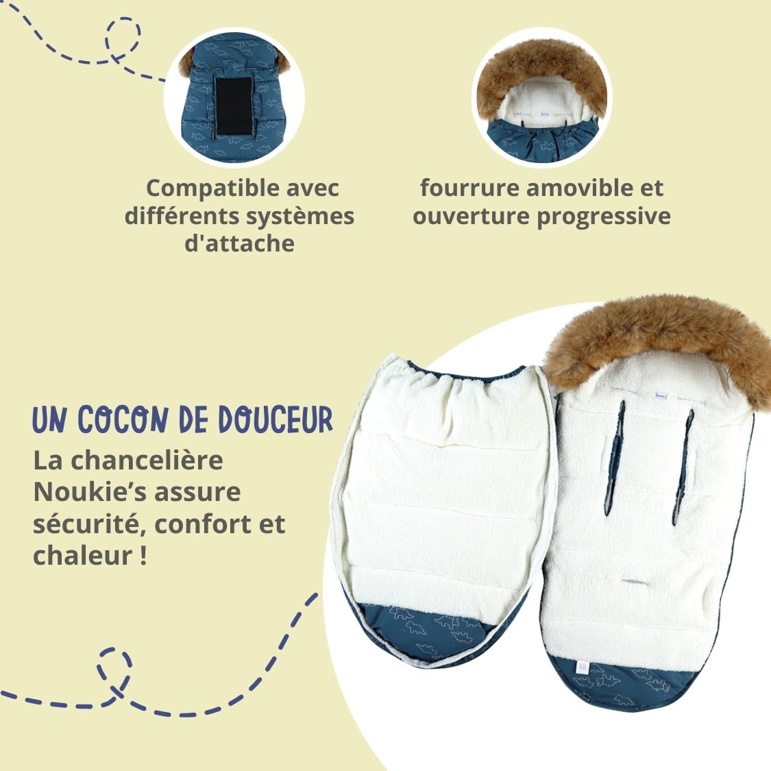 noukies-mix-match-universal-fu-sack-dinosaurier-6-36-monate-blau image 3