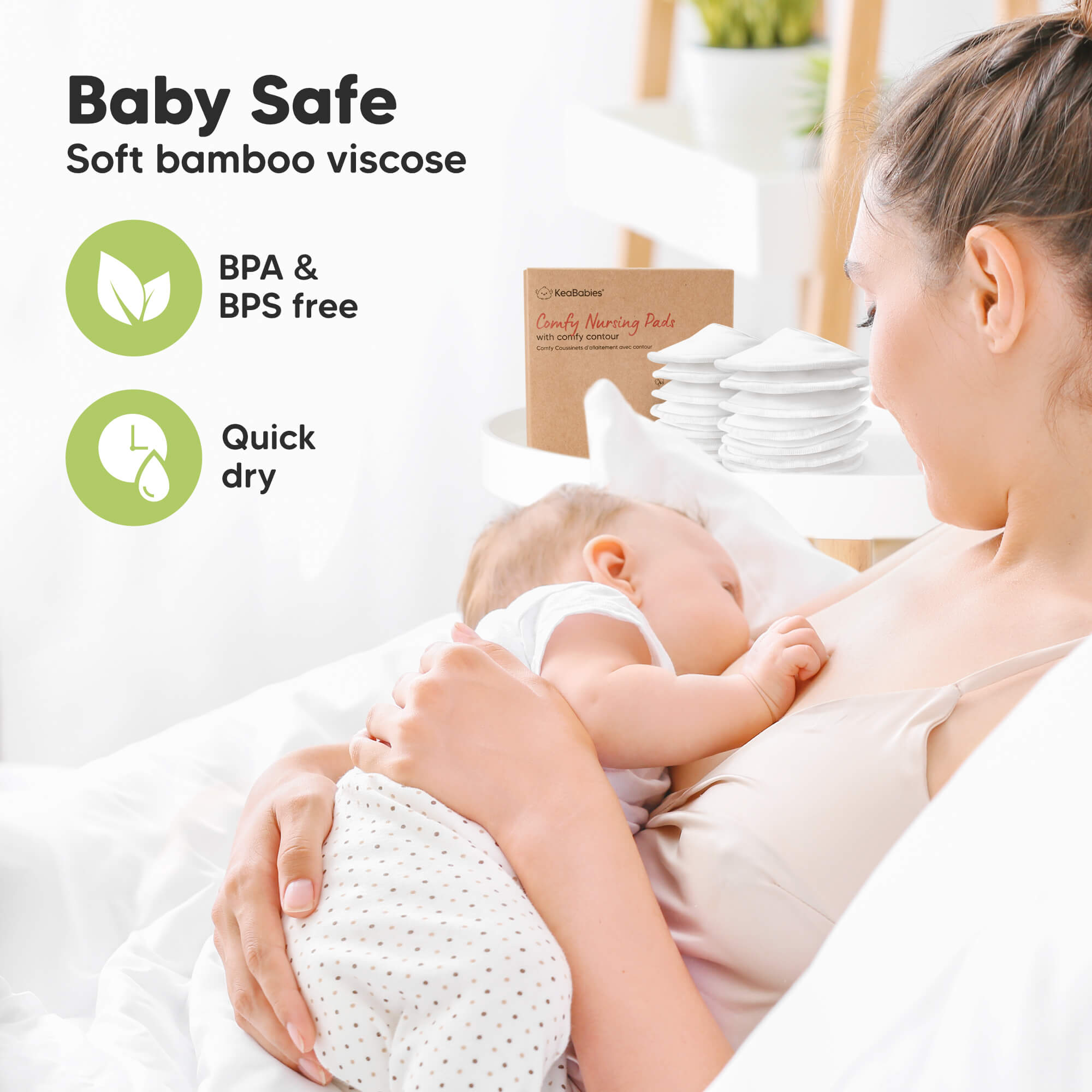 keababies-14-pack-comfy-nursing-pads-soft-white-stilleinlagen image 5