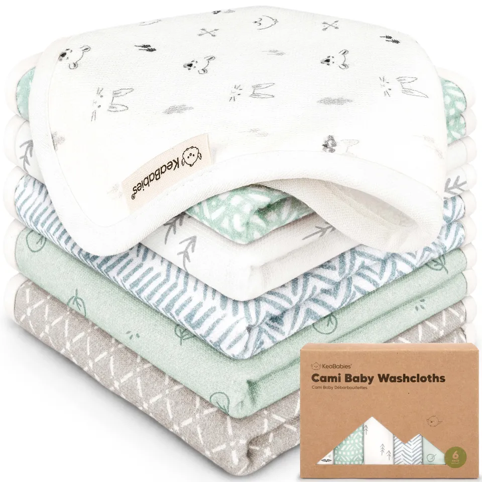 keababies-cami-baby-waschlappen-10x10-aus-musselin-6er-pack image 1