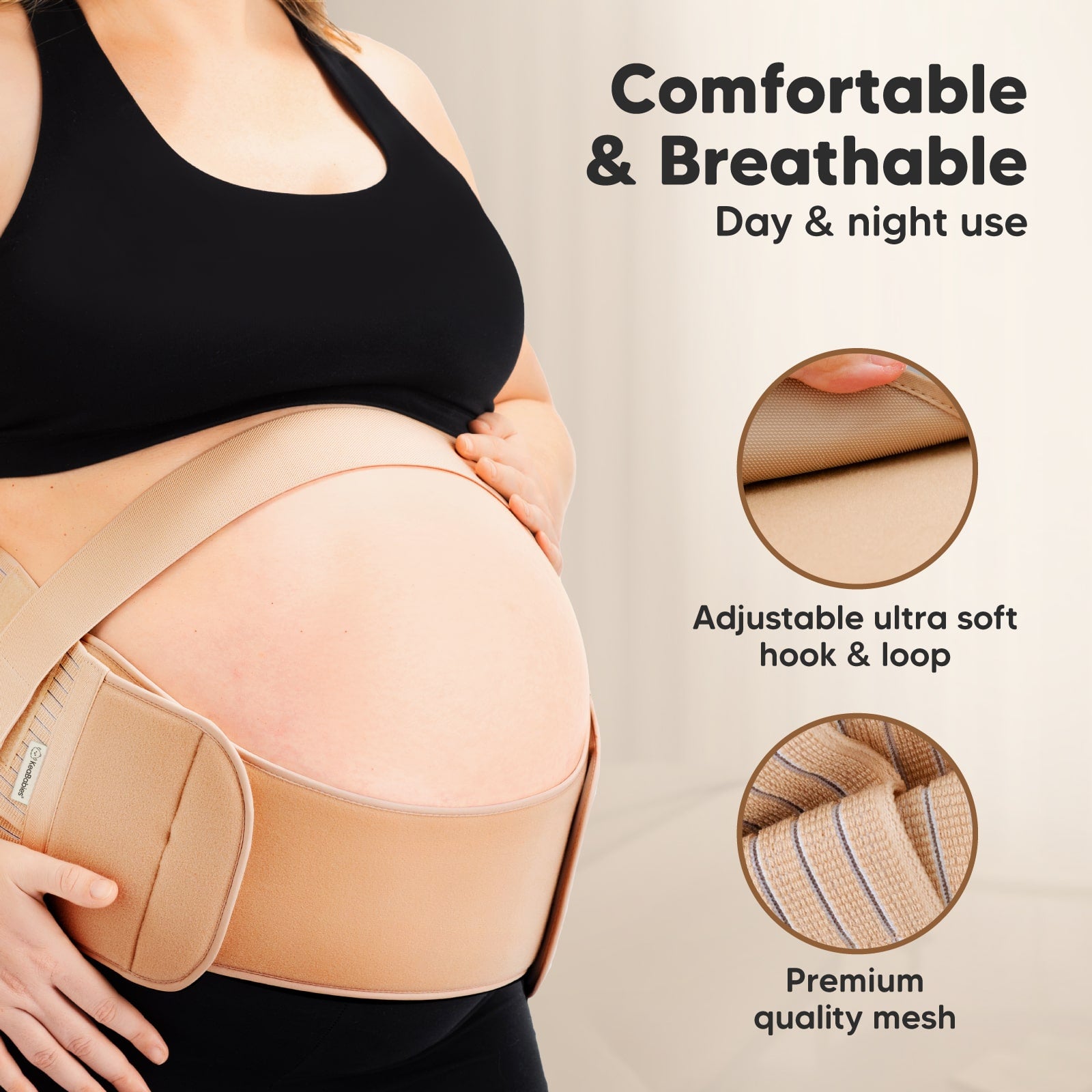 keababies-nurture-2-in-1-schwangerschafts-gurt-bauch-r-ckenst-tze image 3