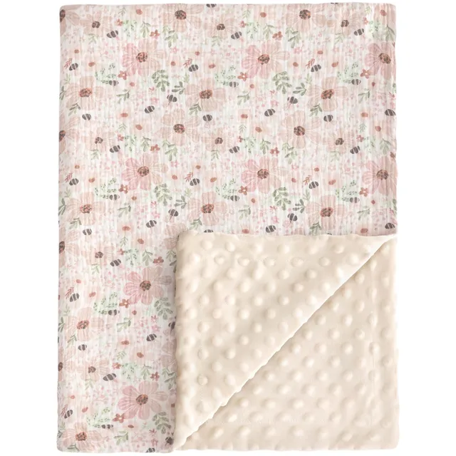 keababies-lyra-minky-babydecke-musselin-kuscheldecke image 1