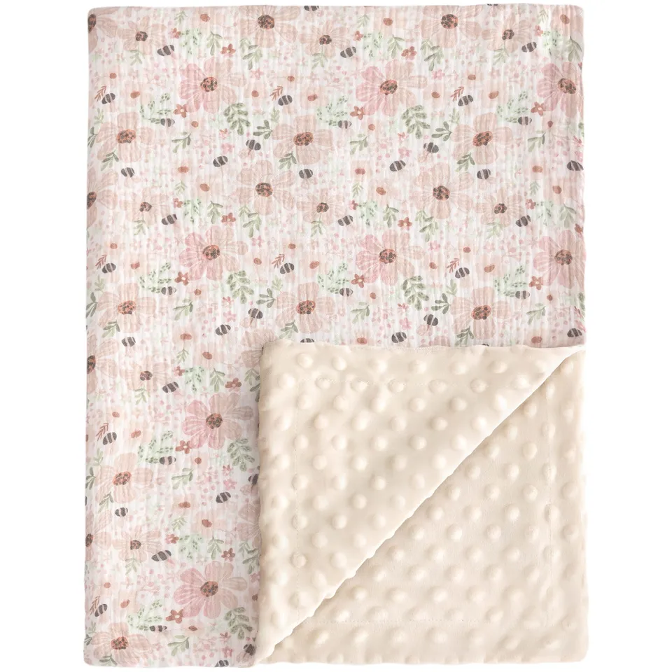 keababies-lyra-minky-babydecke-musselin-kuscheldecke image 1