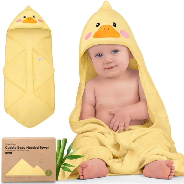 keababies-cuddle-baby-hooded-towel-baby-kapuzenhandtuch image 1
