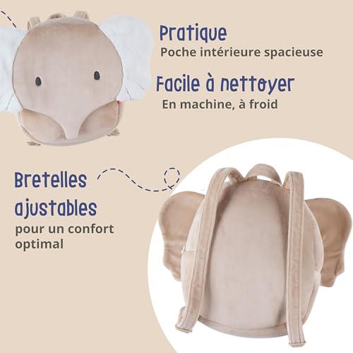 noukies-veloudoux-rucksack-bali-der-elefant-ab-10-monaten image 8
