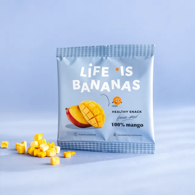 life-is-bananas-mango-snack-10g-einzelportion-fruchtsnack image 1