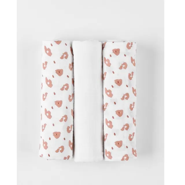 noukies-wickelt-cher-3er-pack-babou-kendi-bio-musselin-beige-cappuccino-leo image 1