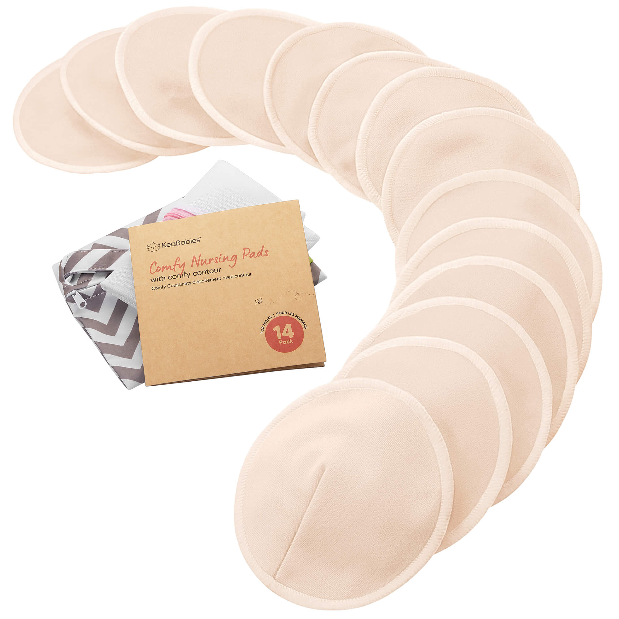 keababies-comfy-stilleinlagen-bambus-14er-pack-beige image 1