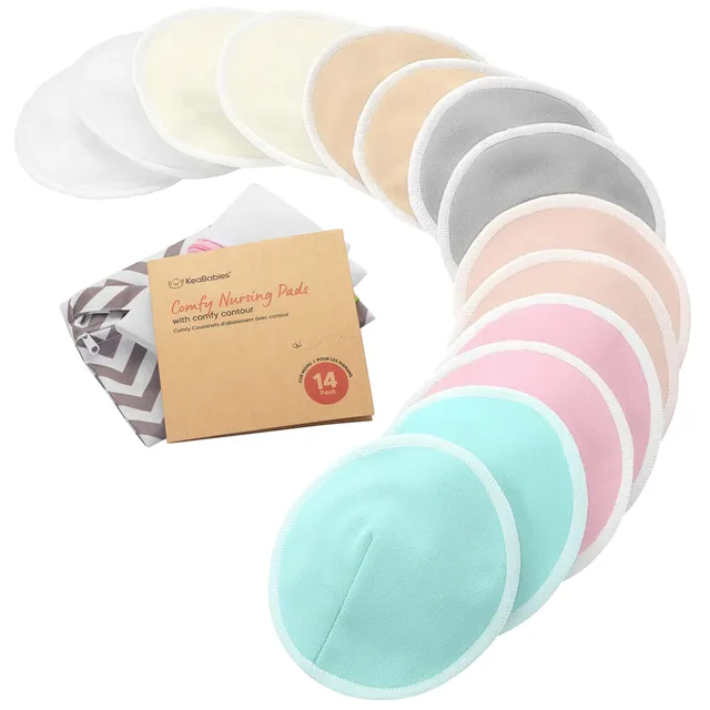 keababies-14-pack-comfy-nursing-pads-stilleinlagen-pastel-touch image 1