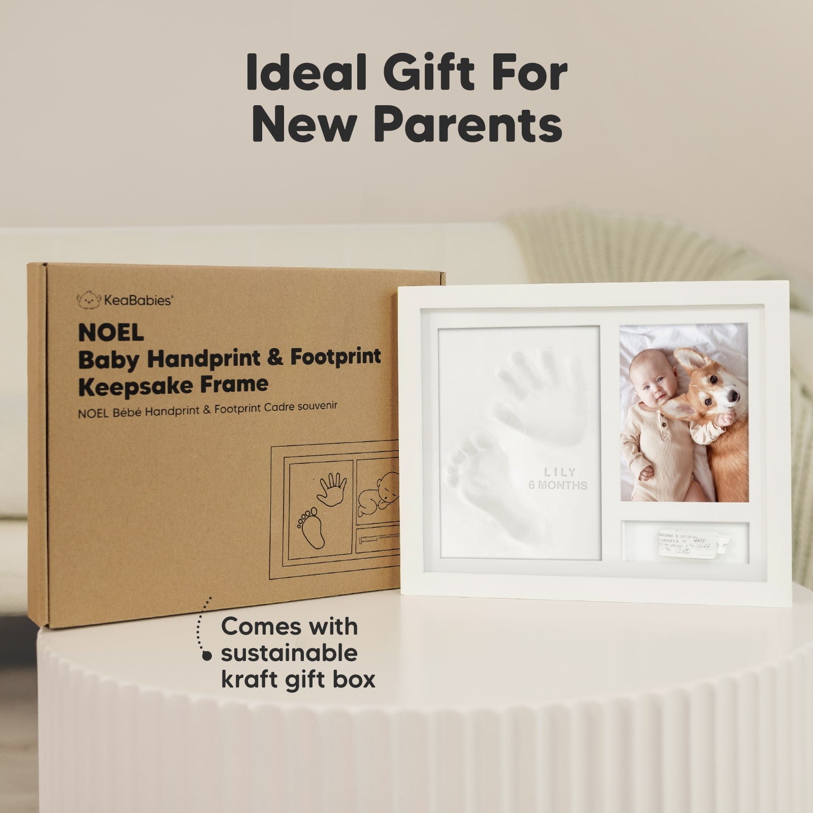 keababies-noel-baby-hand-fu-abdruck-erinnerungsrahmen-aus-holz image 4