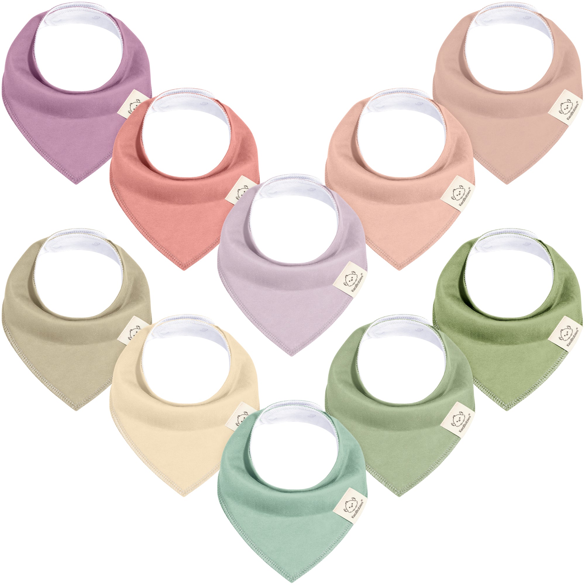 keababies-bandana-l-tzchen-10er-pack-aus-bio-baumwolle image 1