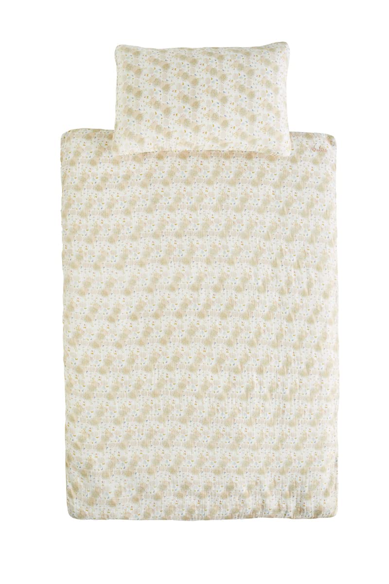 noukies-lina-joy-bettbezug-bio-100-x-140-cm-rosa-sand image 1