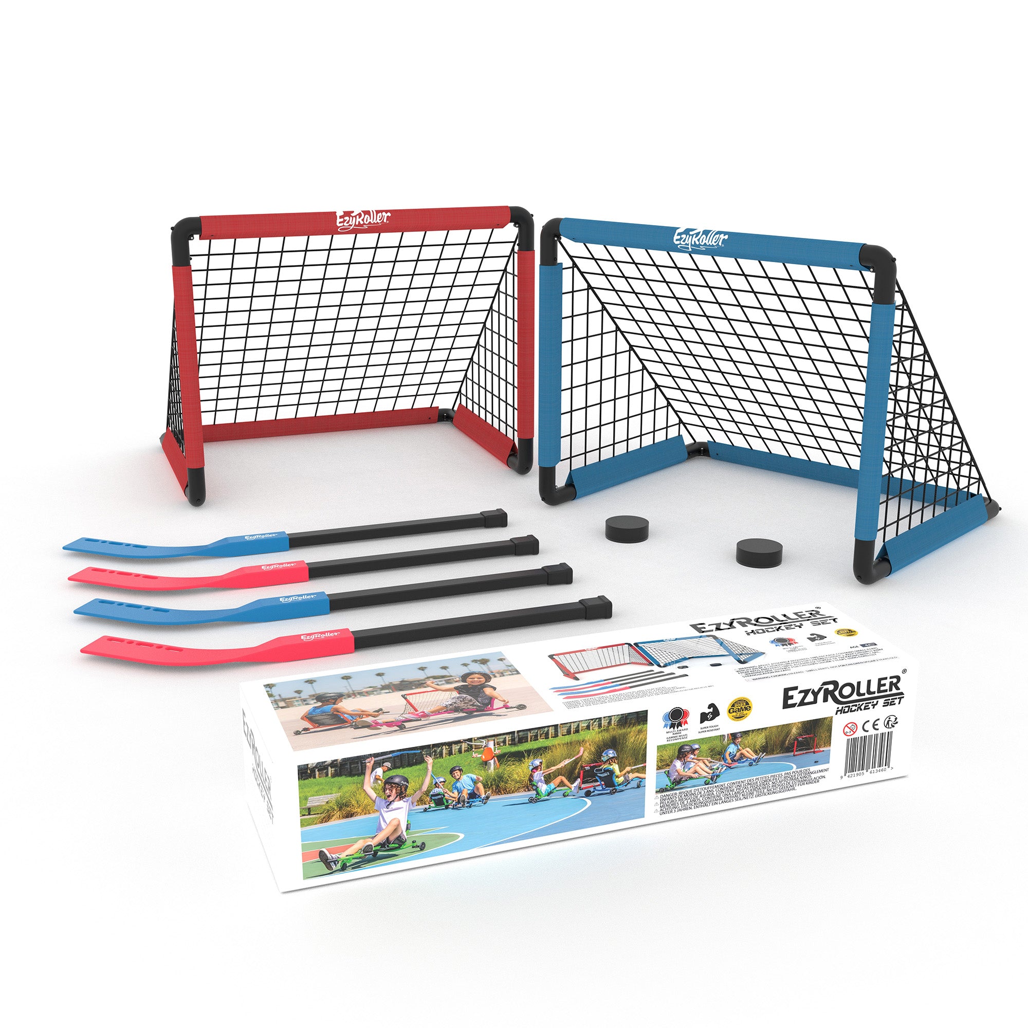ezyroller-hockey-set-outdoor-hockey-zubeh-r-mit-toren image 1