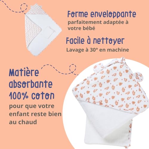 noukie-s-babou-kendi-badeset-frottee-terracotta-badetuch-handschuh image 8