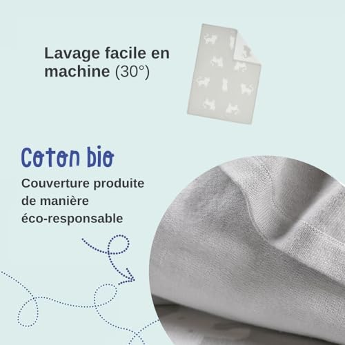 noukies-babou-kendi-strickdecke-bio-jacquard-75x100-cm-grau-leopard image 8