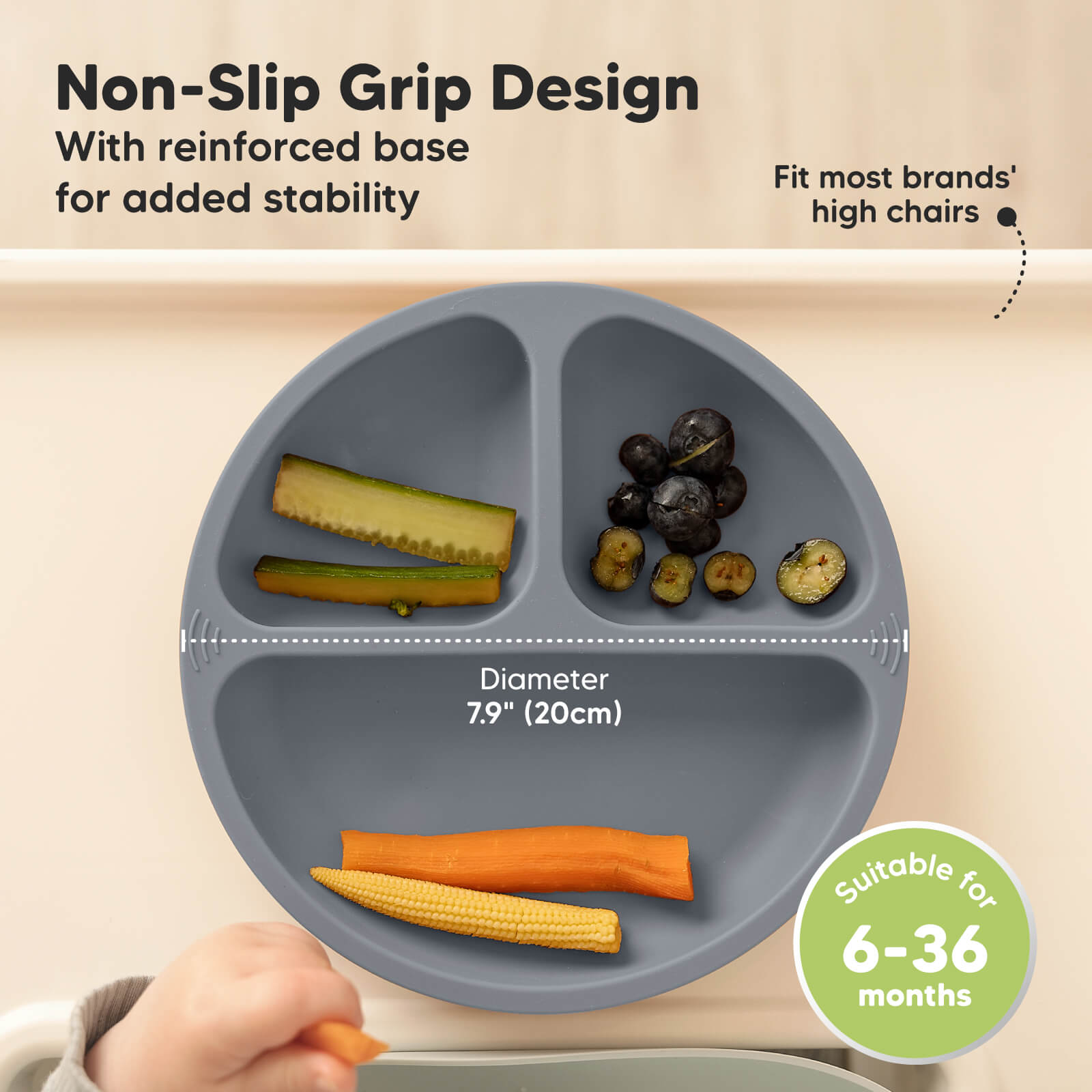 keababies-3-pack-prep-silikon-saugnapf-teller-baby image 4