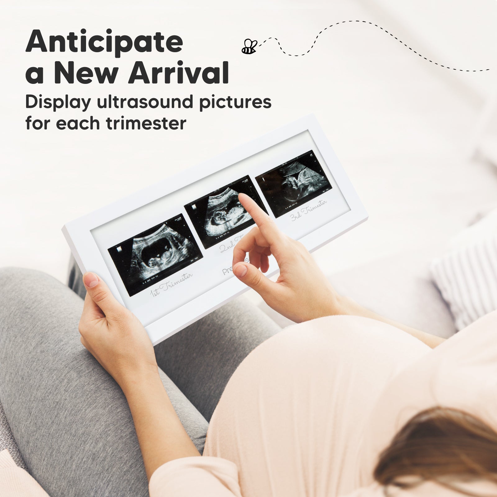 keababies-trio-baby-sonogram-frame-ultraschallbilderrahmen image 3