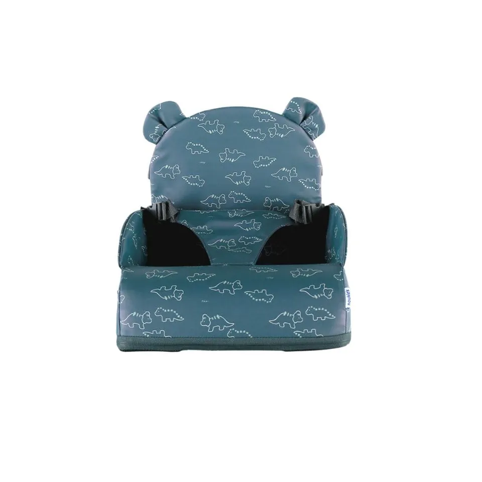 noukies-baby-sitzerh-hung-booster-ocker-dino-9-monate-bis-3-jahre image 1
