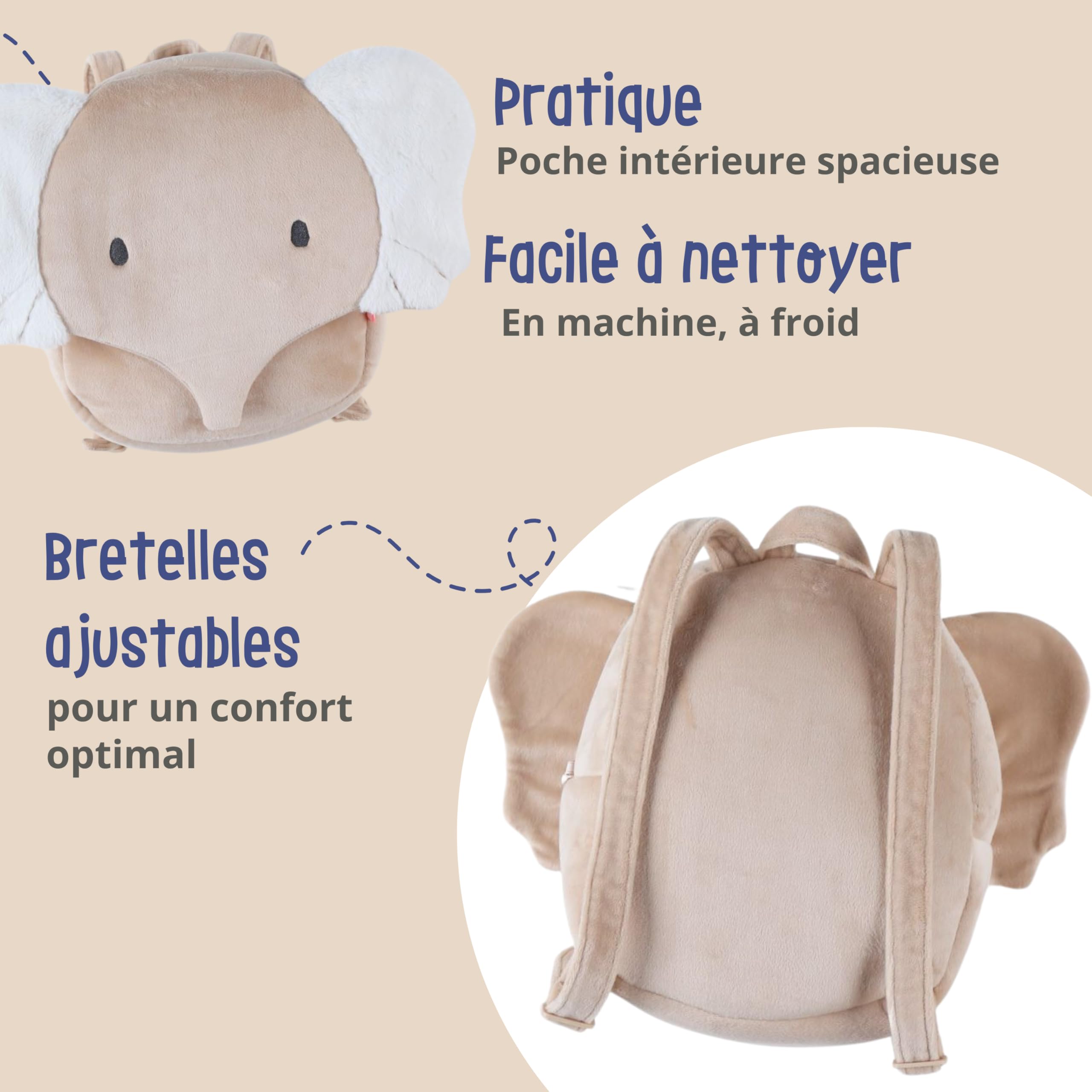 noukies-veloudoux-rucksack-bali-der-elefant-ab-10-monaten image 3