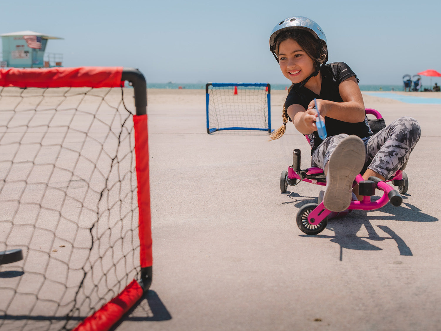 ezyroller-hockey-set-outdoor-hockey-zubeh-r-mit-toren image 2