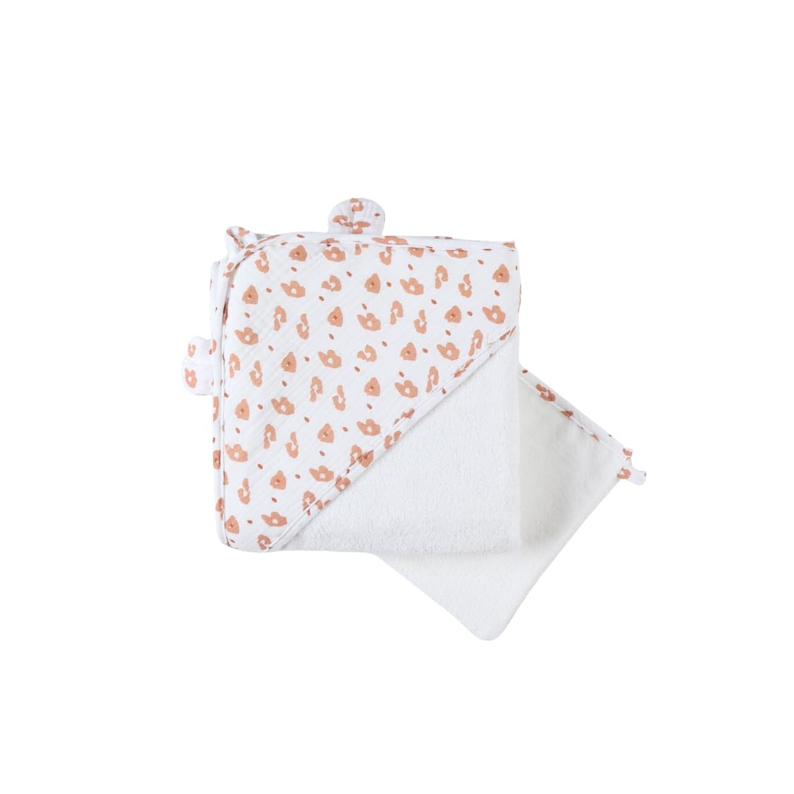 noukie-s-babou-kendi-badeset-frottee-terracotta-badetuch-handschuh image 1