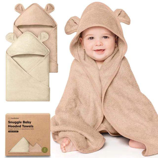 keababies-snuggle-kapuzenhandtuch-baby-2er-set-b-renohren-bambus-500gsm image 1