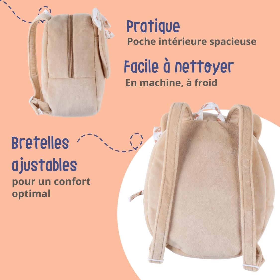 noukies-babou-kendi-rucksack-medium-beige-f-r-damen image 3