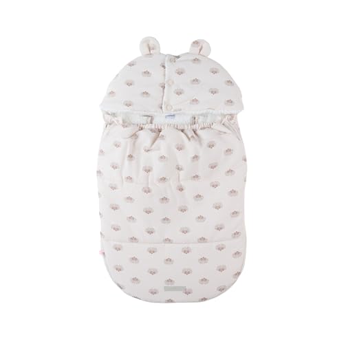 noukies-mix-match-babynest-wasserabweisend-hellrosa-igel-bis-4-5-monate image 6