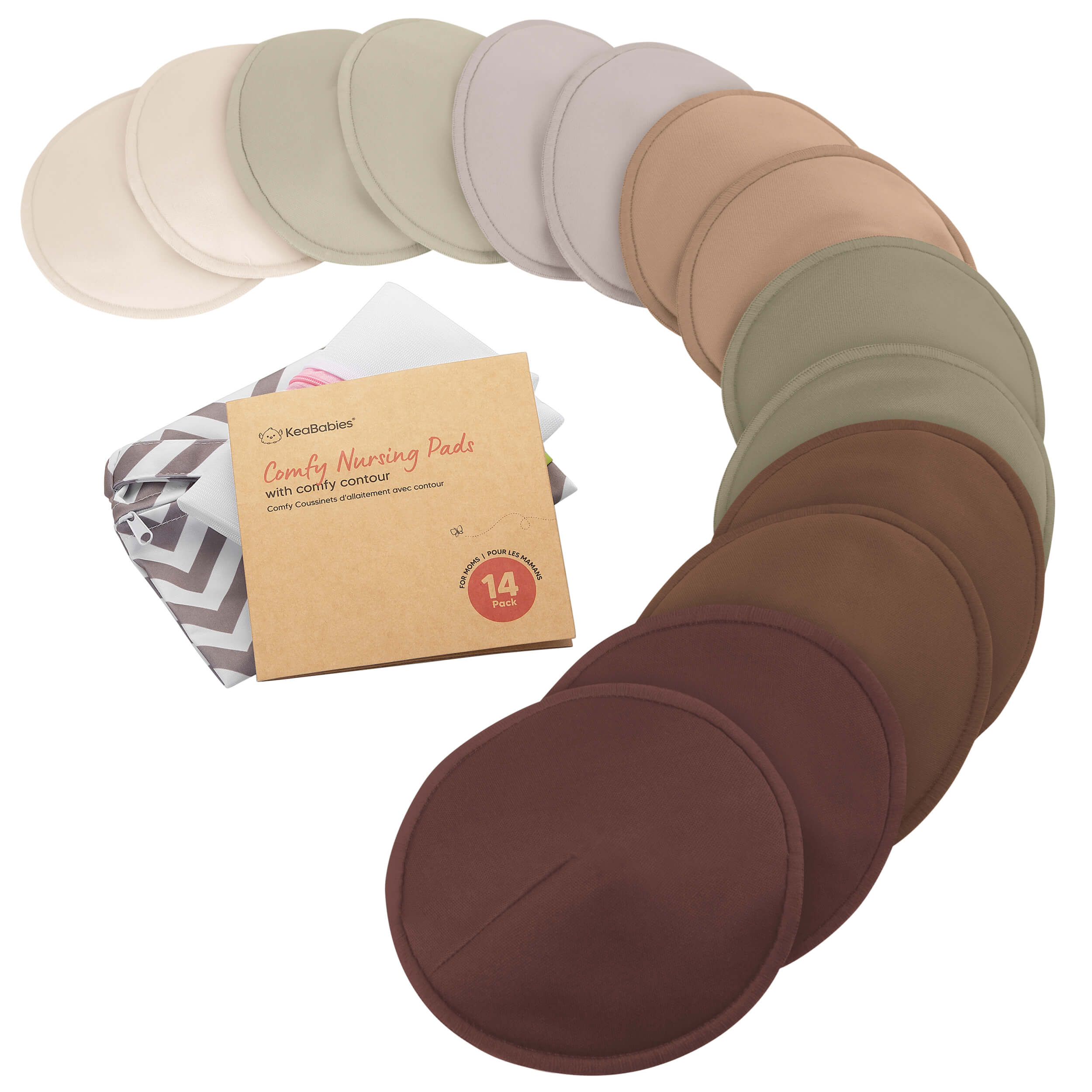 keababies-comfy-nursing-pads-14er-pack-stilleinlagen-sable image 1