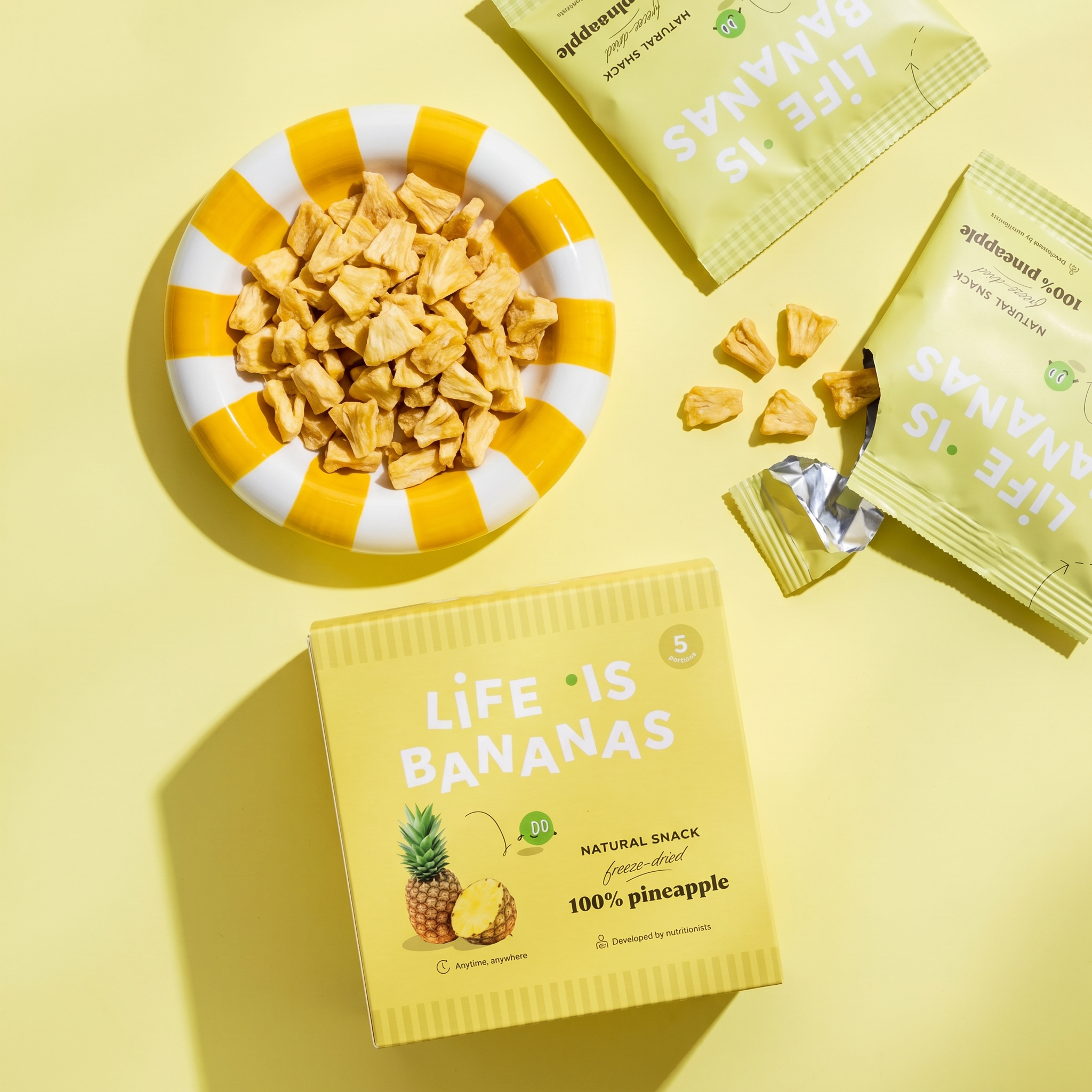 life-is-bananas-ananas-snack-10-g-gefriergetrocknete-frucht image 2