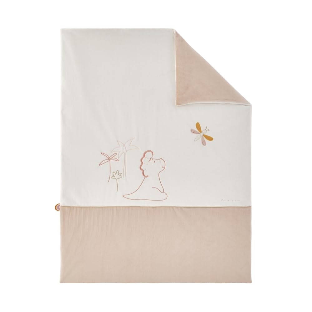 noukie-s-lina-joy-veloudoux-decke-ecru-rosa-100-x-140-cm image 6