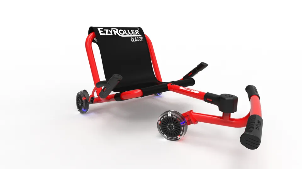 ezyroller-classic-red-led-wheels-dreirad-limited-edition image 1