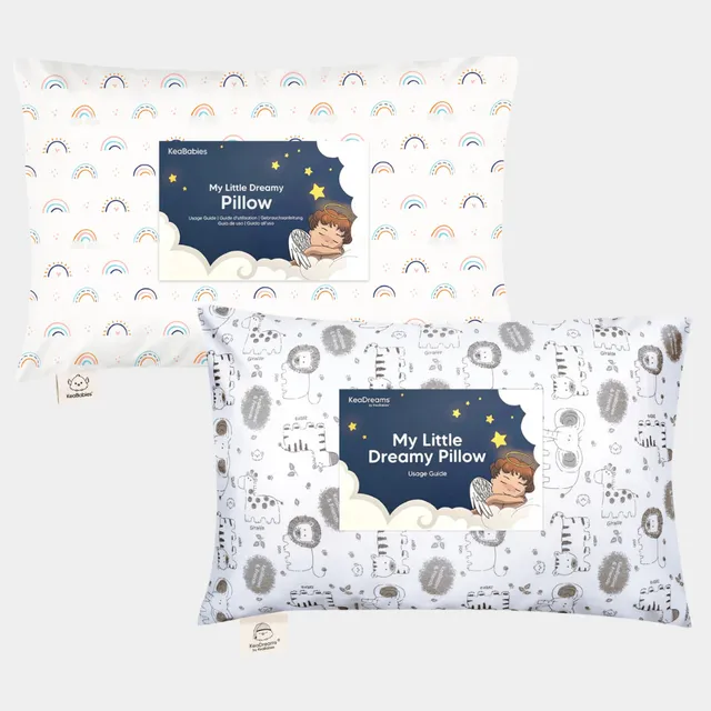 keababies-my-little-dreamy-kleinkind-kissen-33x46-cm-2er-pack-jolly-rainbow-keas image 1