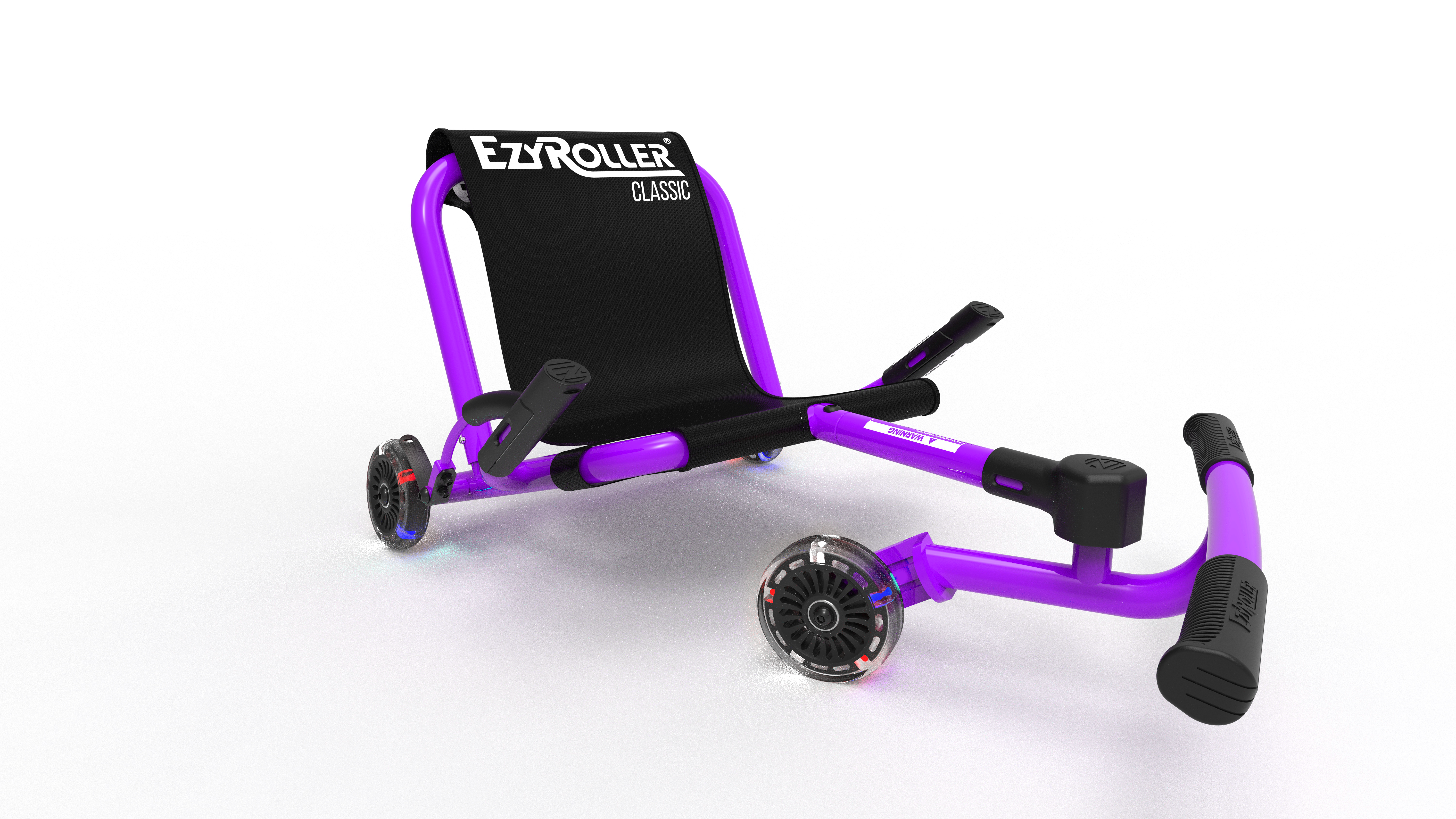 ezyroller-classic-purple-led-wheels-dreirad-limited-edition image 1