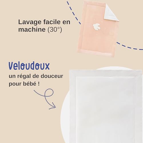 noukie-s-veloudoux-decke-bali-moka-snow-rosa-100-x-140-cm image 8