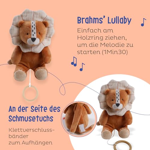noukies-babou-mini-schmusetuch-mit-musik-veloudoux-holzring image 8