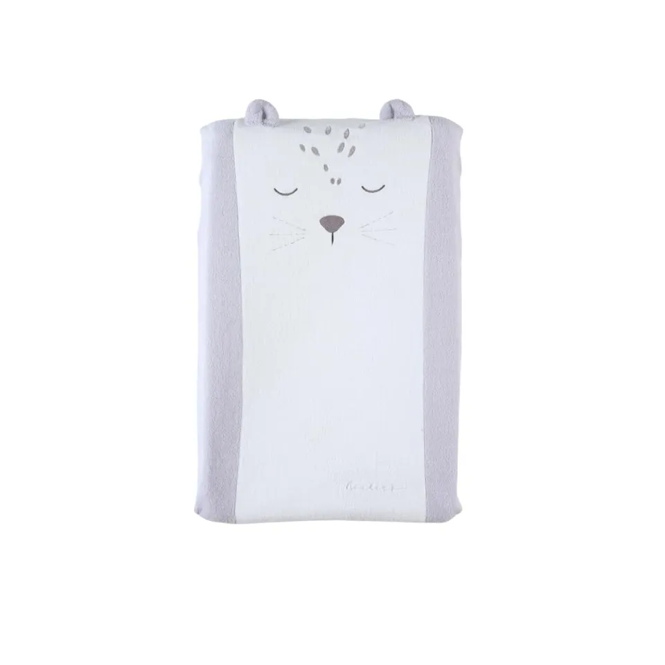 noukies-wickelauflage-mit-bezug-babou-kendi-leopardenmuster-grau-67x45-cm image 1