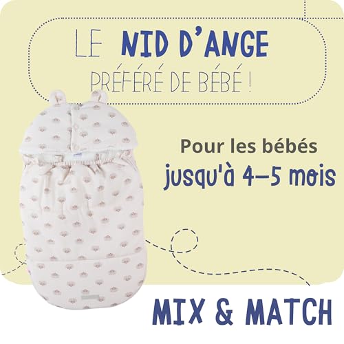 noukies-mix-match-babynest-wasserabweisend-hellrosa-igel-bis-4-5-monate image 7