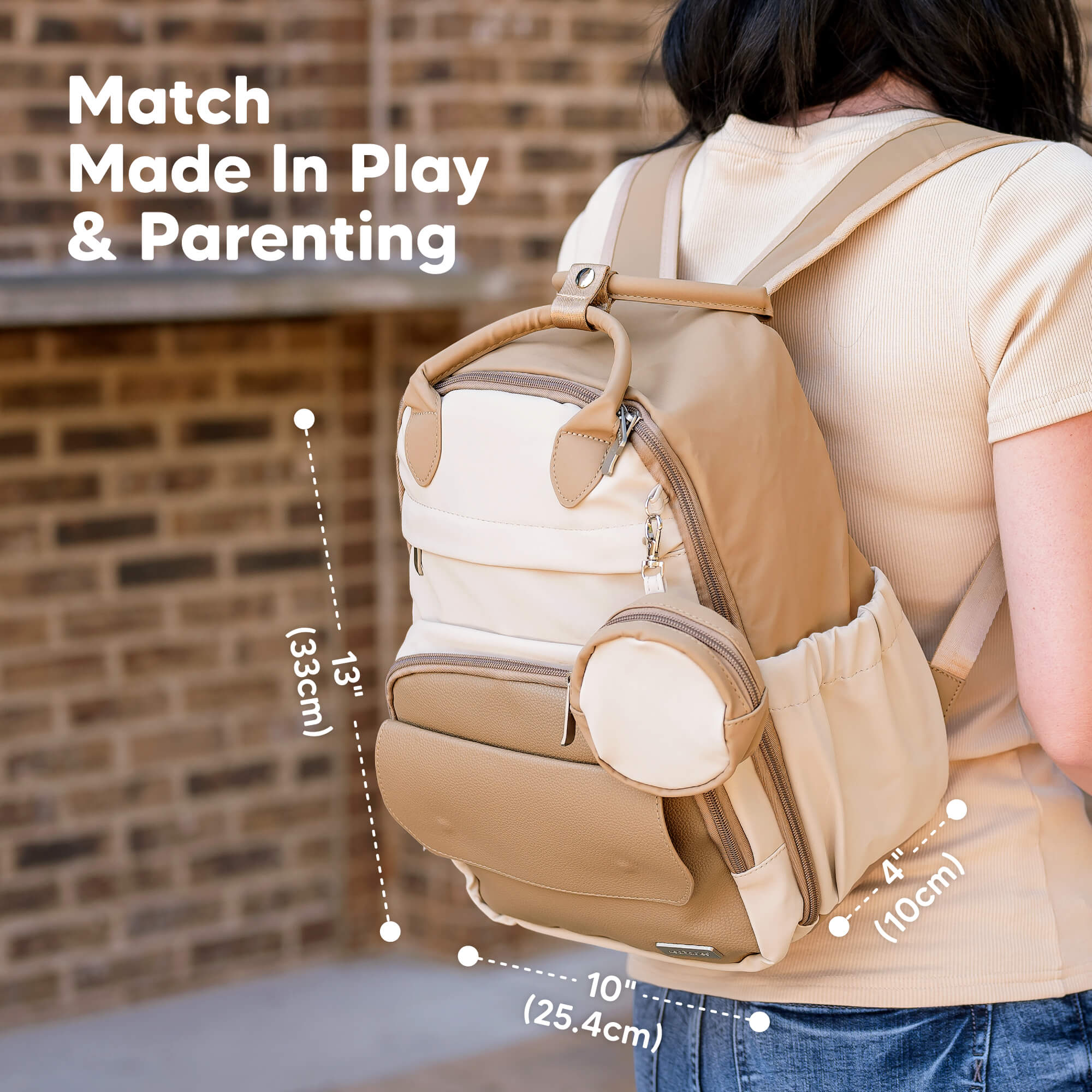 keababies-play-wickelrucksack-11l-18l-aus-pu-leder-mit-wickelunterlage image 6