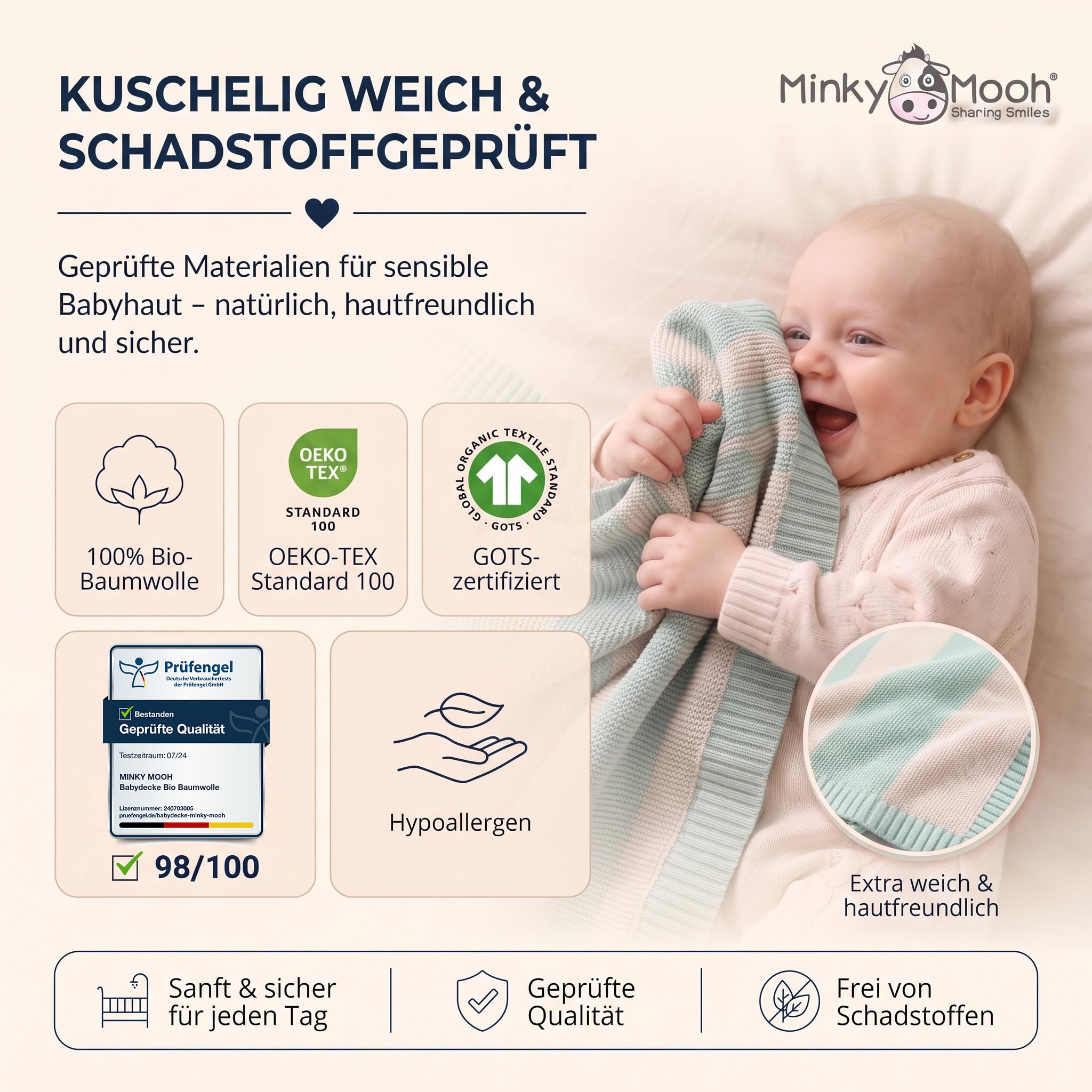 minky-mooh-babydecke-94x72-cm-100-bio-baumwolle-ko-tex-mint image 4