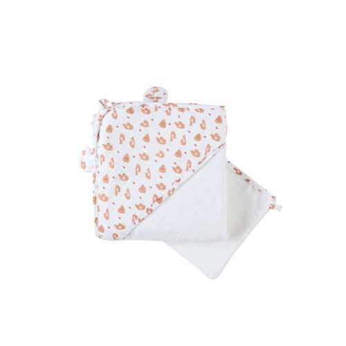 noukie-s-babou-kendi-badeset-frottee-terracotta-badetuch-handschuh image 6