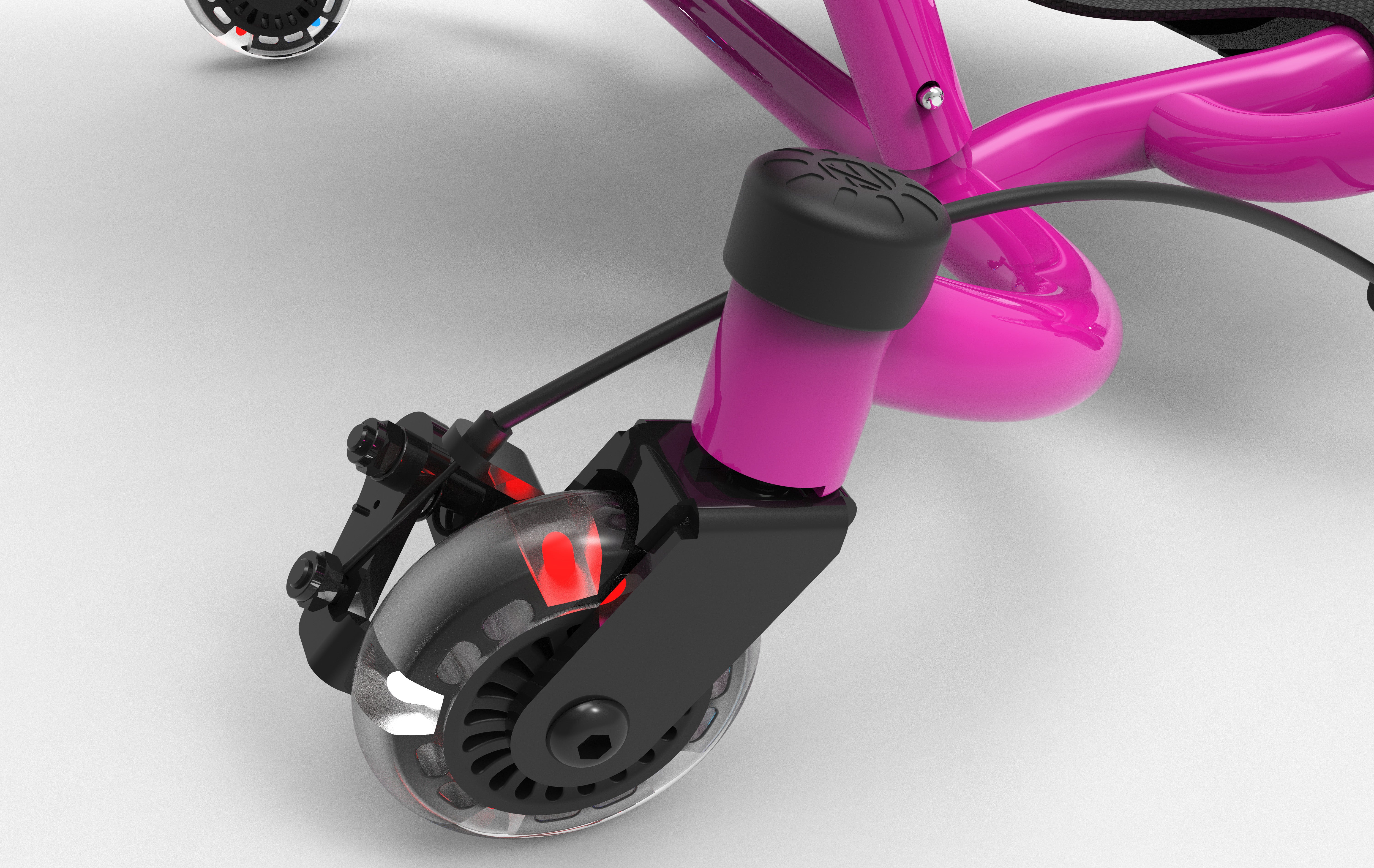 ezyroller-spinner-pink-mit-led-r-dern image 3