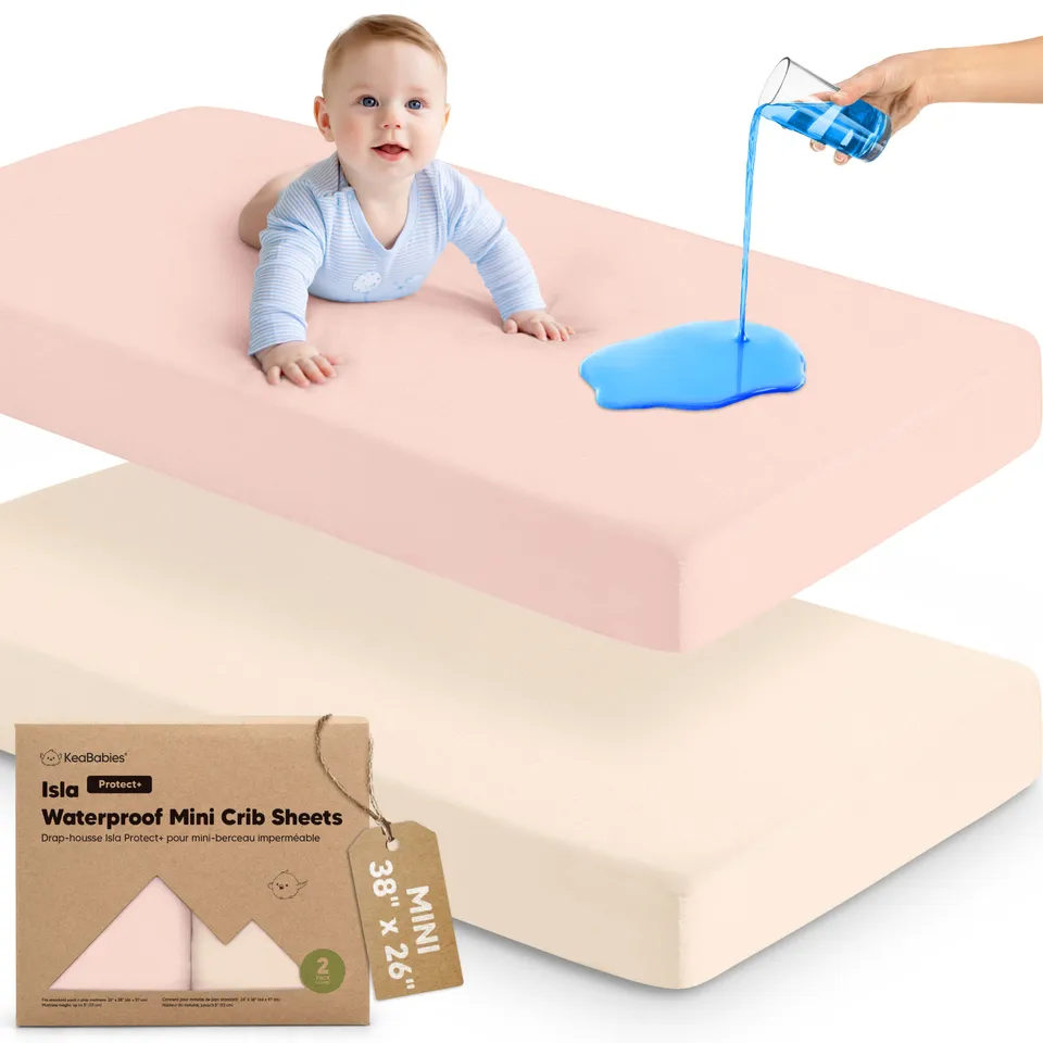 keababies-isla-protect-mini-spannbetttuch-2er-wasserdicht-97x66-cm image 1